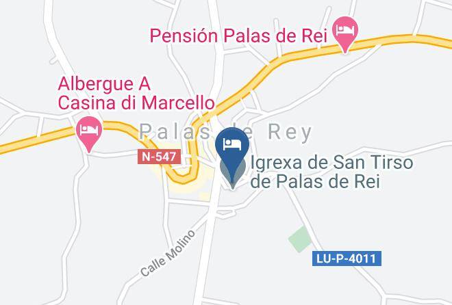 Lugo - Albergue Y Pension San Marcos Maps