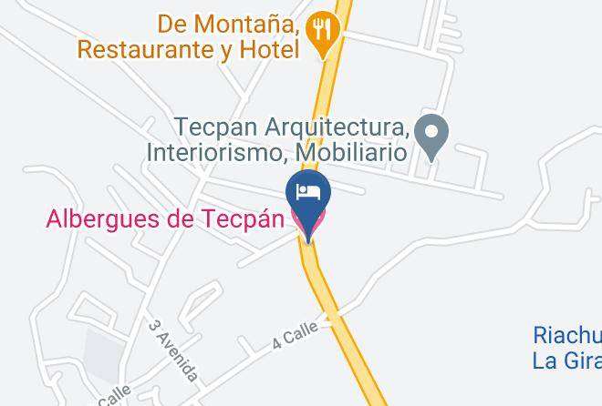 Tecpan Guatemala - Albergues De Tecpan Maps