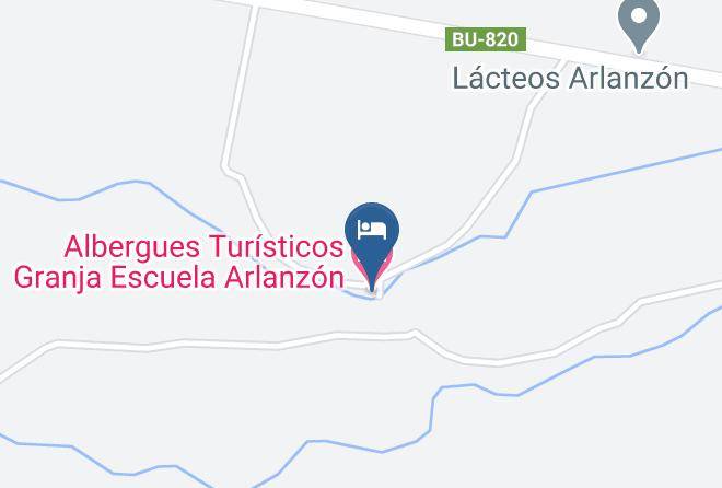 Burgos - Albergues Turisticos Granja Escuela Arlanzon Maps