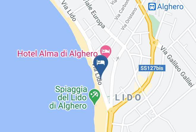 Sassari - Hotel Soleado Maps