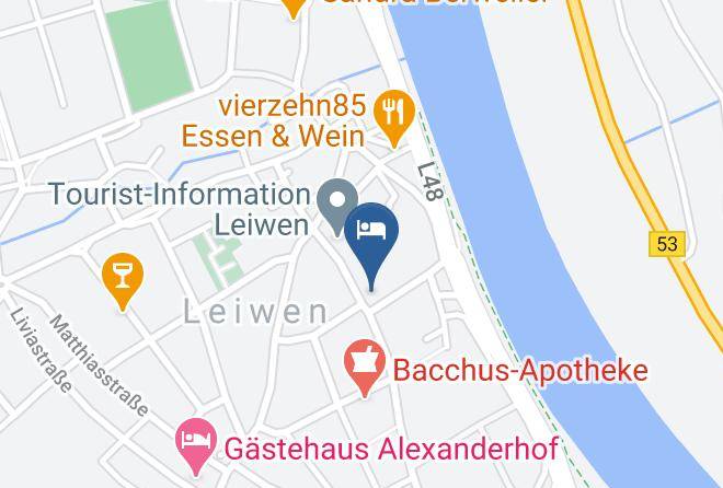 Trier Saarburg - Albert Herres Hotel Metzgerei Maps
