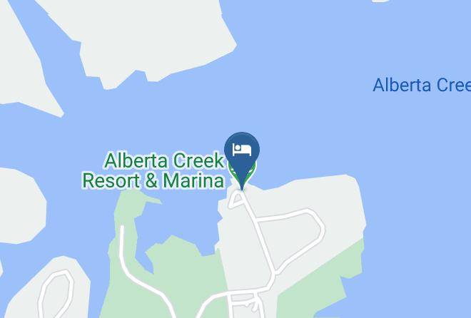 Alberta Creek Resort & Marina Map