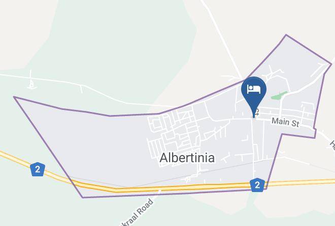 Albertinia Hotel Map