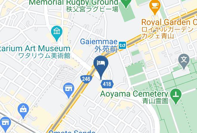 Minato Ward - Albida Hotel Aoyama Maps