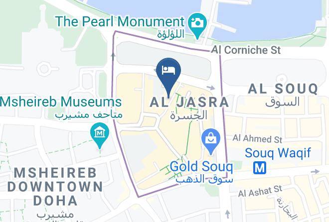Doha - Albidda Hotel Souq Waqif Boutique Hotels Maps