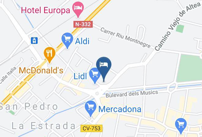 Alicante - Albir Playa Hotel & Spa Maps
