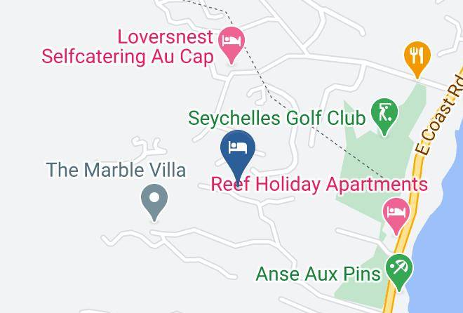 Au Cap - Lime Hill Lodge Maps