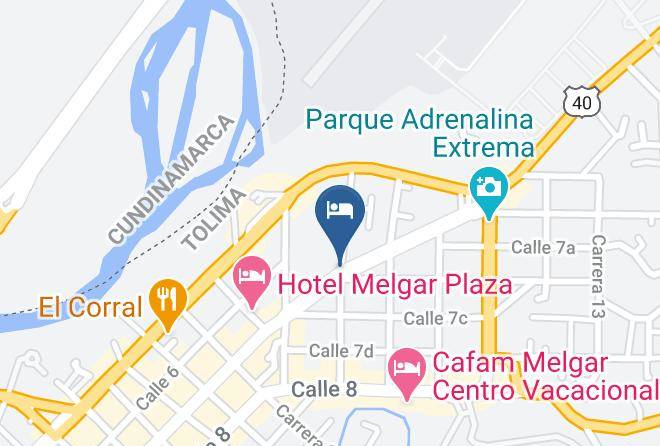 Melgar - Alborada Hotel En Melgar Maps