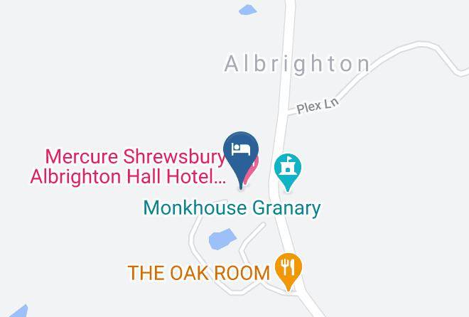 Shropshire - Albrighton Hall Hotel & Spa Maps