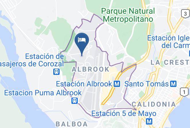 Ancon - Albrook Inn Maps