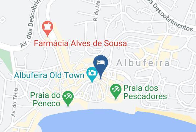 Albufeira - Albufeira Beach Hotel Maps
