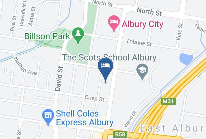 Albury - Albury Burvale Motor Inn Maps