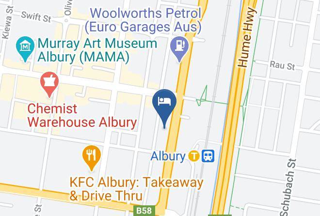 Albury - Albury Central Motel Maps