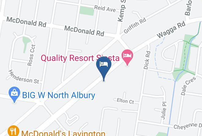 Albury - Albury Classic Motor Inn Maps