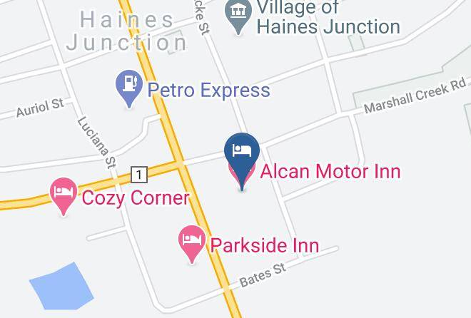 Haines Junction - Alcan Motor Inn Maps
