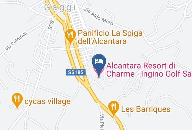 Messina - Alcantara Resort Di Charme Ingino Golf S A S Maps