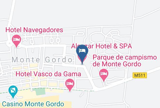 Vila Real De Santo Antonio - Alcazar Hotel & Spa Maps