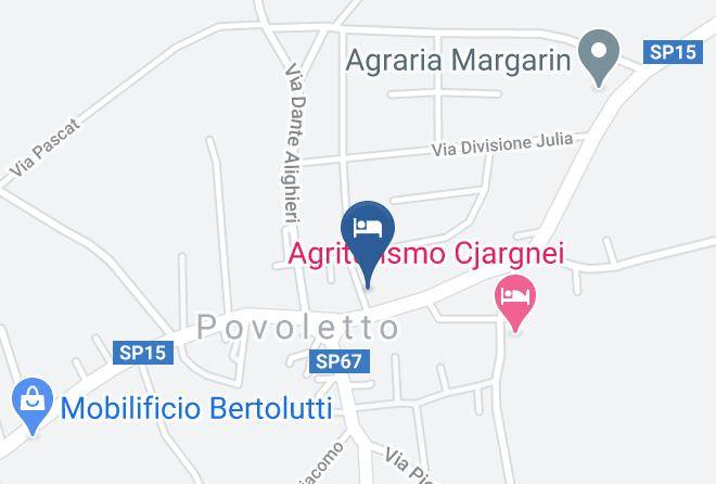 Udine - Alc&ce' Alloggio Agrituristico Maps