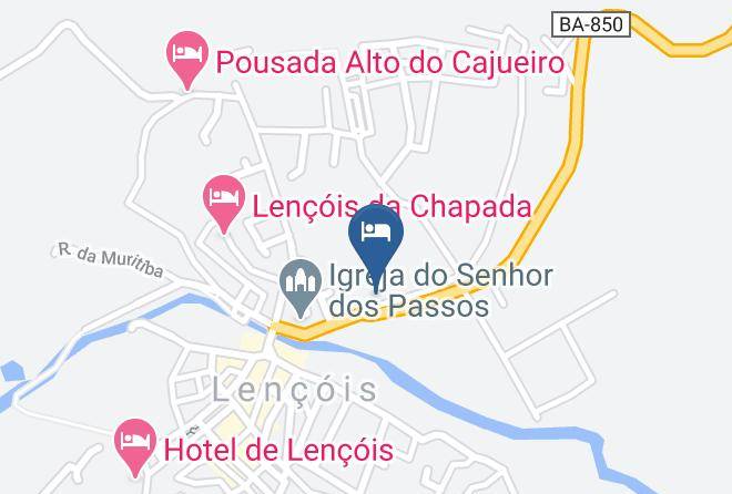 Lencois - Alcino Estalagem & Atelier Maps