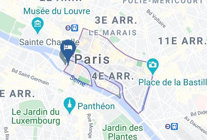 Paris - Alcove & Agapes Bed And Breakfast In Paris Maps