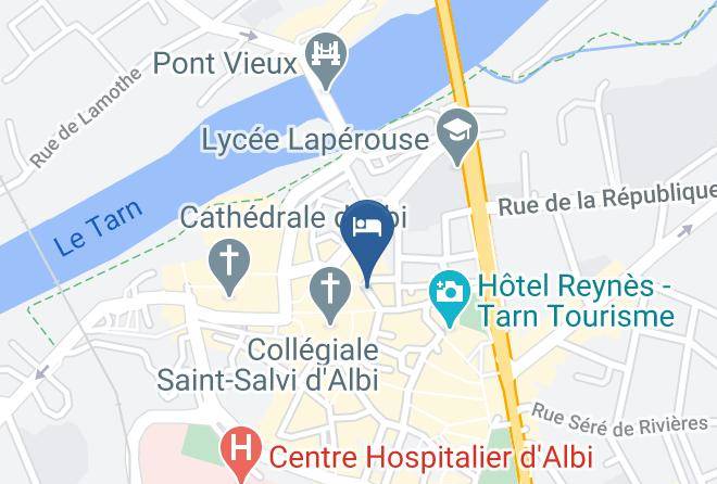 Tarn - Alcove Et Chocolat Location Gite A Albi Maps