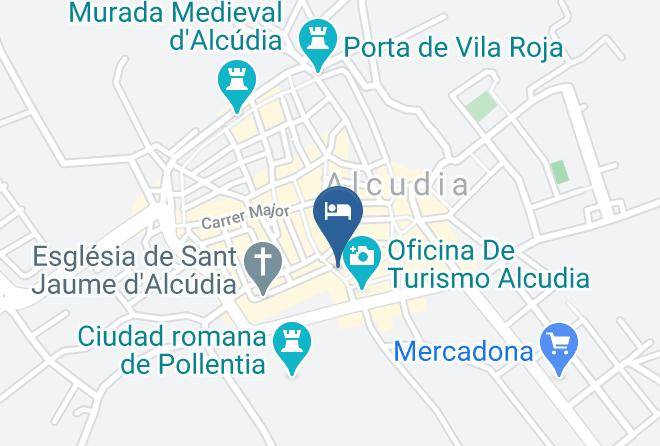 Baleares - Alcudia Petit Turismo De Interior Maps