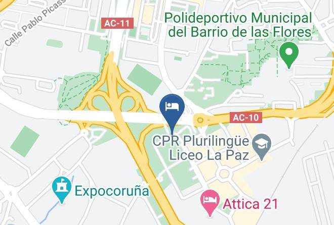 Alda Puerta Coruna Map