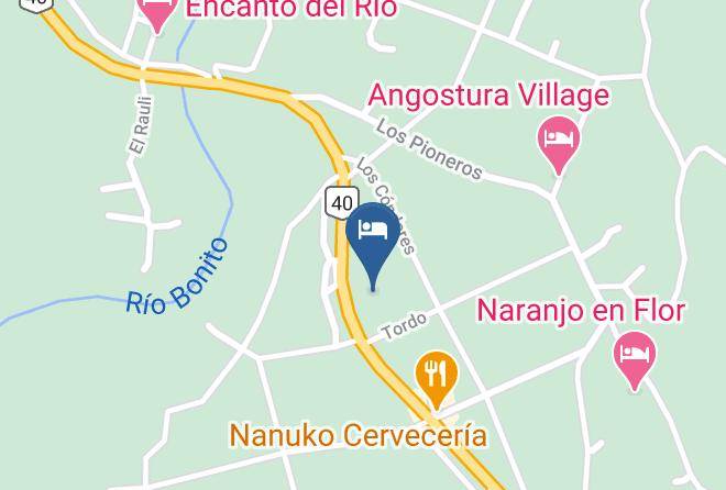 Villa La Angostura - Aldea Bonita Maps
