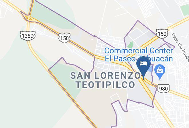 Tehuacan - Hotel Aldea Del Bazar Tehuacan Maps