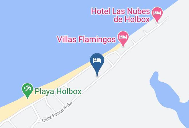 Lazaro Cardenas - Aldea Kuka Holbox Hotel Boutique Maps