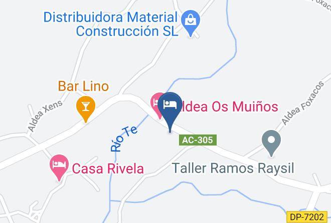 Auna - Aldea Os Muinos Maps