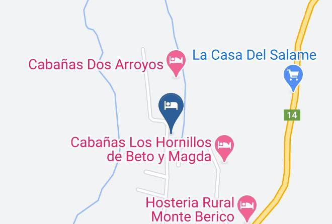 San Javier Department - Aldea Von Trapp Hosteria Y Cabanas Maps