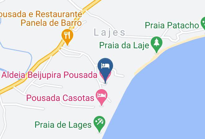 Porto De Pedras - Aldeia Beijupira Pousada Maps