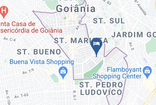 Goiania - Aldeia Das Flores Hotel Maps