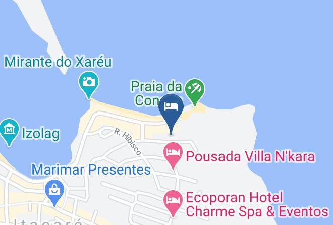 Itacare - Aldeia Do Mar Hotel Maps