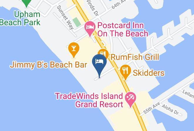Pinellas - Alden Suites A Beachfront Resort Maps