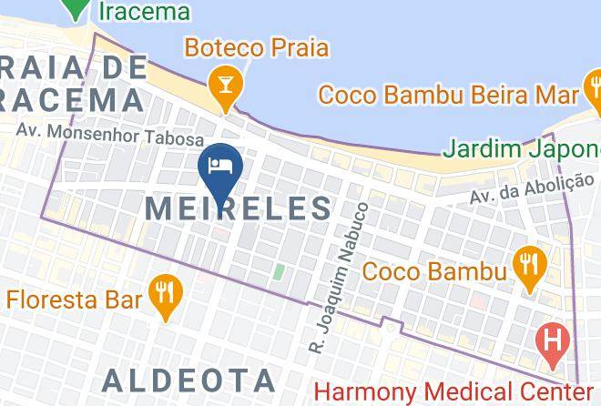Fortaleza - Aldeota Praia Hotel Maps