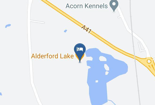 Alderford Lake Map