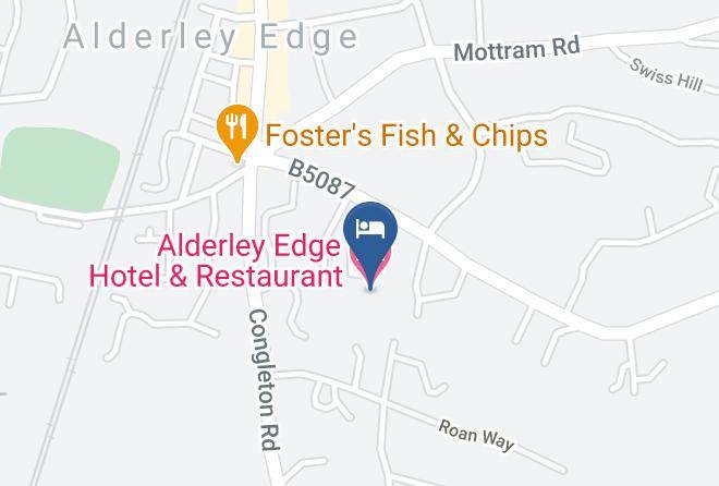 Cheshire East - Alderley Edge Hotel & Restaurant Maps