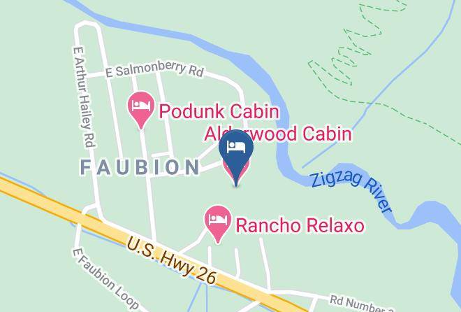 Clackamas - Alderwood Cabin Maps