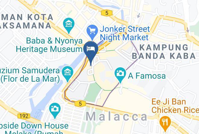 Melaka Tengah - Aldy Hotel Stadthuys Maps
