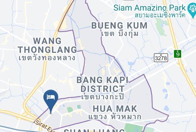 Bang Kapi District - Aleaf Bangkok Maps