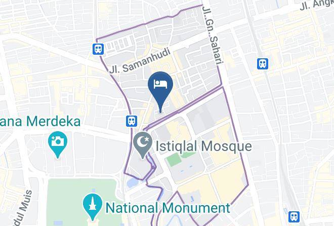 Central Jakarta - Aleander Hotel Maps