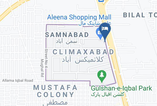 Islamabad - Aleena Hotel Maps