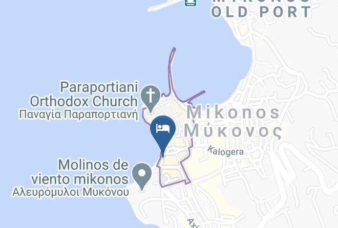 Mykonos - Alefkandra Studio Maps