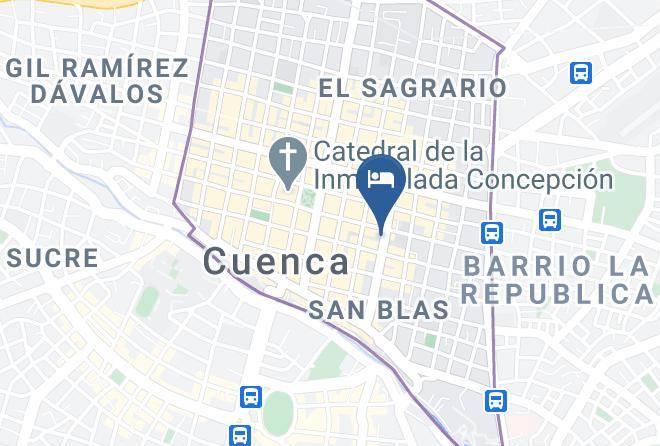Cuenca - Alejandrina Hotel Maps