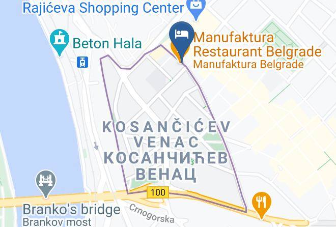 Belgrade City - Aleksandar Palas Hotel Maps