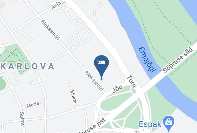 Tartu - Aleksandri Hotell Maps