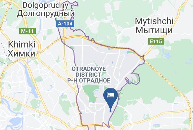 Moscow - Alekseevsky Hotel Maps
