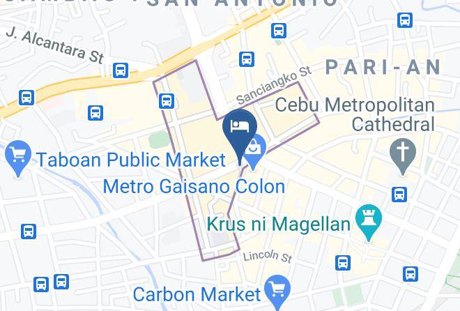 Cebu - Alemar Budgetel Maps